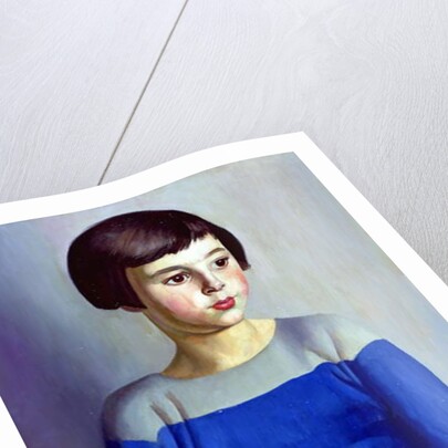 Child in Blue, 1918 by Bernard Meninsky