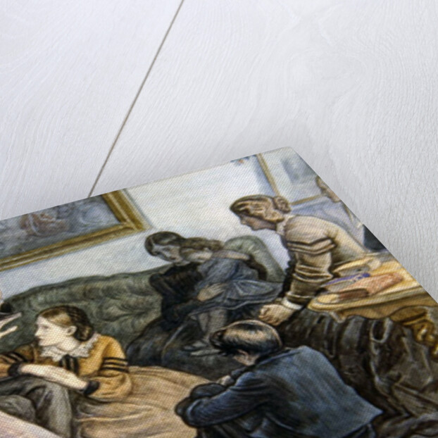 Christmas Story-Telling, A Winter's Tale, 1862 by John Everett Millais