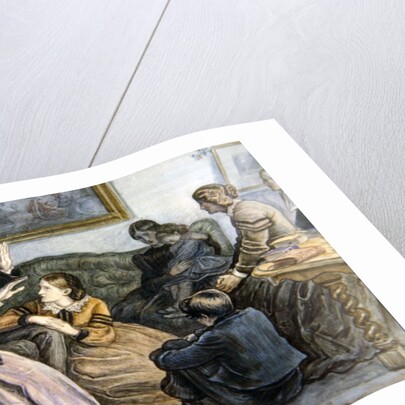 Christmas Story-Telling, A Winter's Tale, 1862 by John Everett Millais