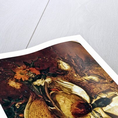 Still life with mallard, snipes and gold medals, c.1850 by Emily Stannard