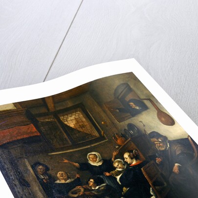 Interior scene, c.1660-70 by Jan Havicksz. Steen