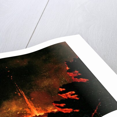 Volcano, Hawaii, 1888 by Jules Tavernier