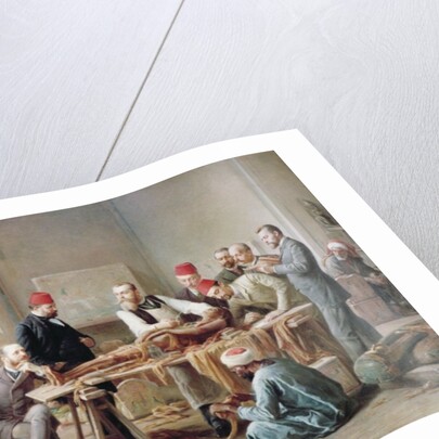 Examination of a Mummy - a Priestess of Amun, c.1891 by Paul Dominique Philippoteaux