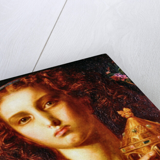 King Pelles' Daughter bearing the Sancgraal, 1861 by Anthony Frederick Augustus Sandys