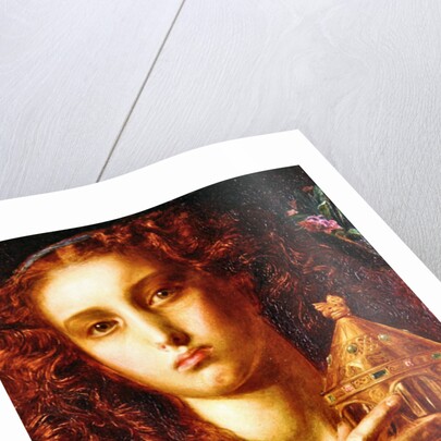 King Pelles' Daughter bearing the Sancgraal, 1861 by Anthony Frederick Augustus Sandys