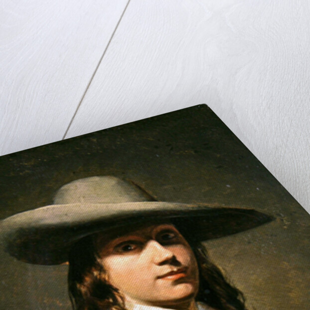 Self-Portrait in a broad-brimmed Hat, 1848 by Anthony Frederick Augustus Sandys