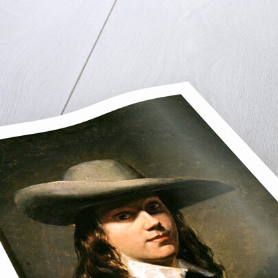 Self-Portrait in a broad-brimmed Hat, 1848 by Anthony Frederick Augustus Sandys