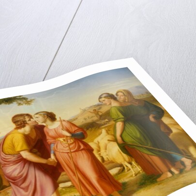The Meeting of Jacob and Rachel, 1835 by Franz August Schubert