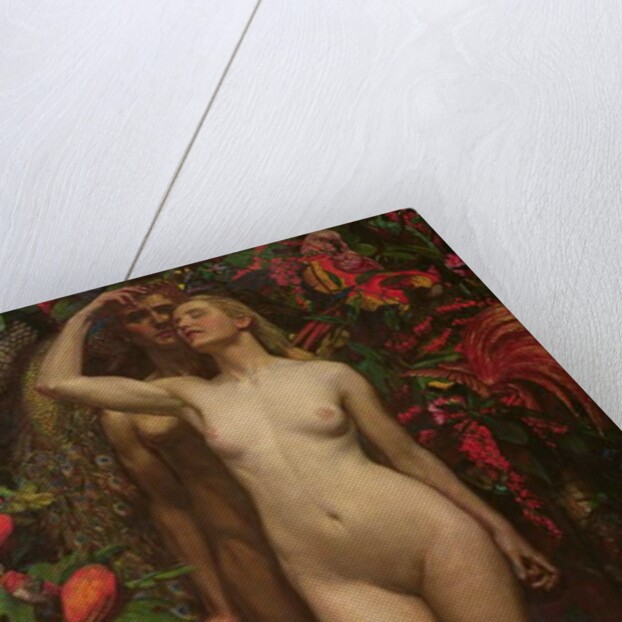 Adam and Eve with the snake, 1877 by John Byam Liston Shaw