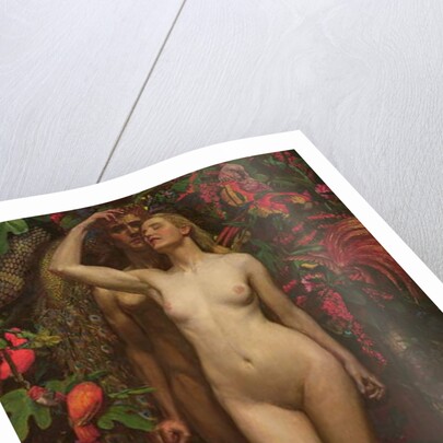 Adam and Eve with the snake, 1877 by John Byam Liston Shaw