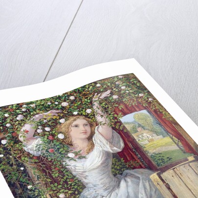 Gardener's Daughter, 1860 by Edward Henry Wehnert