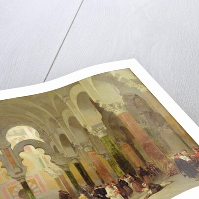 The Sanctuary of the Koran, Mosque at Cordoba, 1849 by David Roberts