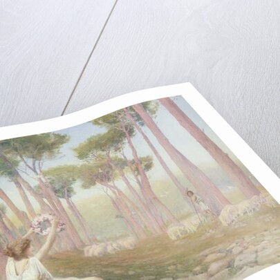 Aphrodite offering Helen to Paris, 1905 by Henry Ryland