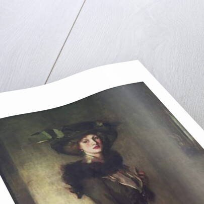 The Beaver Hat, c.1912 by Edward Arthur Walton