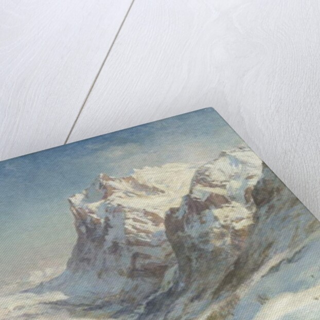 The Valley of Grindelwald, Winter, 1916 by Ernest Albert Waterlow