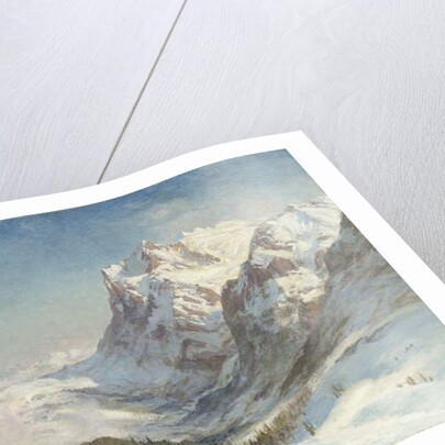 The Valley of Grindelwald, Winter, 1916 by Ernest Albert Waterlow