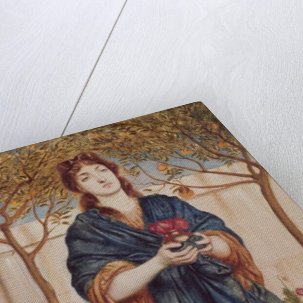 Priestess offering Poppies, 1864 by Simeon Solomon