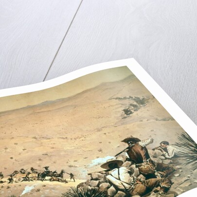 The Hold Up, c.1900 by Frederic Remington