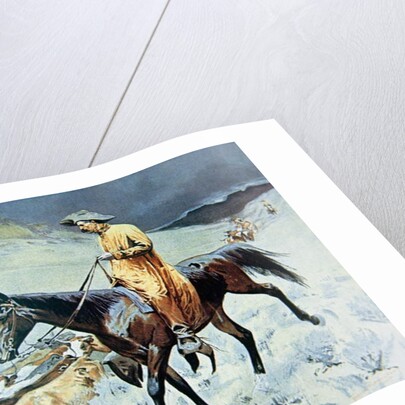 On The Trail by Frederic Remington