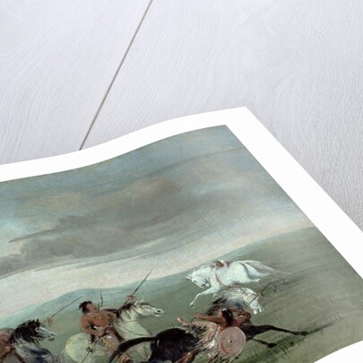 Comanche Feats of Martial Horsemanship, 1834 by George Catlin