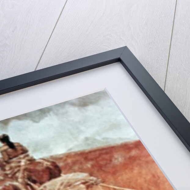 Sioux Indians on the Move by School American