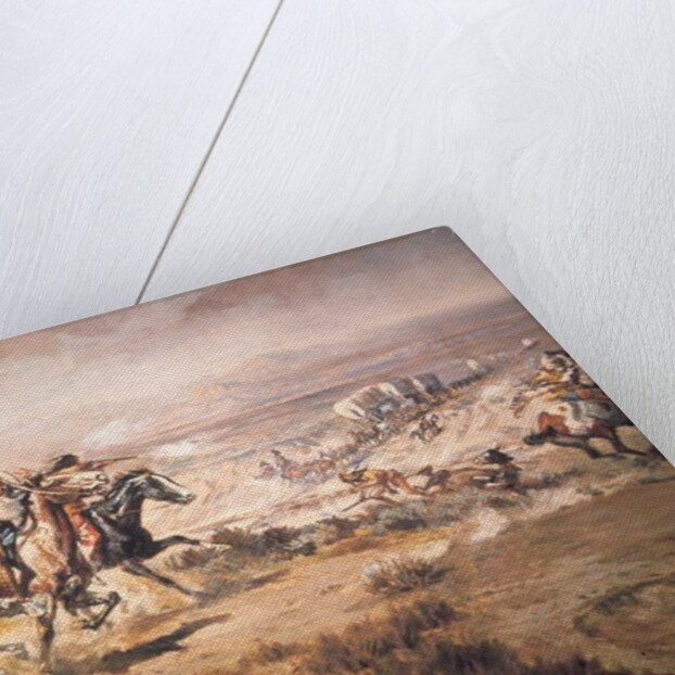 Attack on the Wagon Train, 1904 by Charles Marion Russell