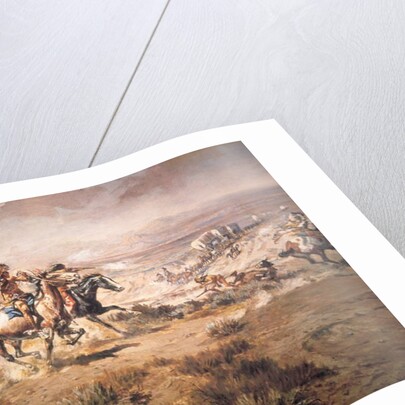 Attack on the Wagon Train, 1904 by Charles Marion Russell