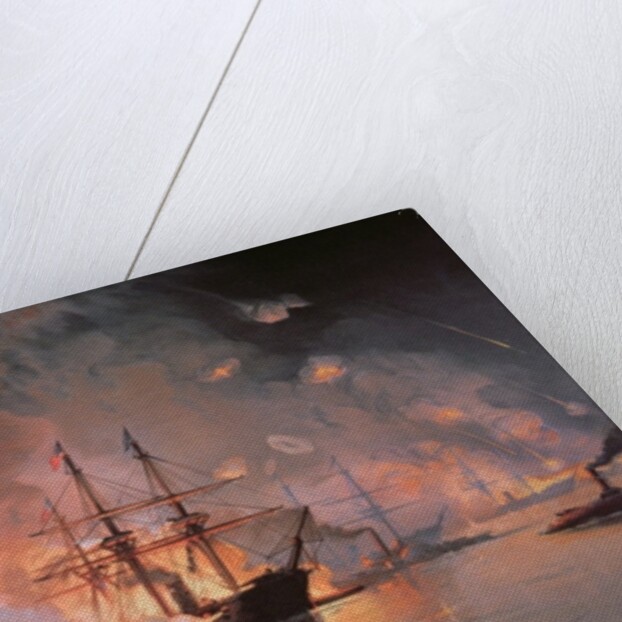 Capture of New Orleans by Union Flag Officer David G. Farragut, 24 April 1862 by Julian Oliver Davidson