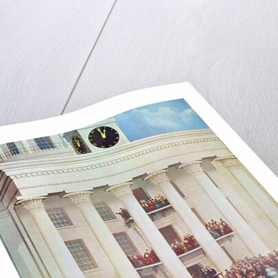 Inauguration of Jefferson Davis at Senate House, Montgomery, Alabama, 18th February, 1861 by James Massolon