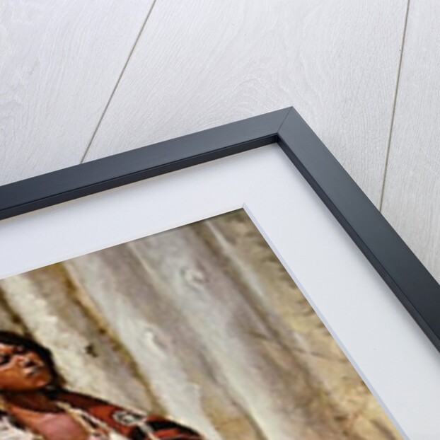 Indian Maid at the Stockade by Charles Marion Russell