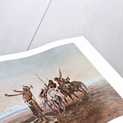 Invocation to the Sun, 1922 by Charles Marion Russell