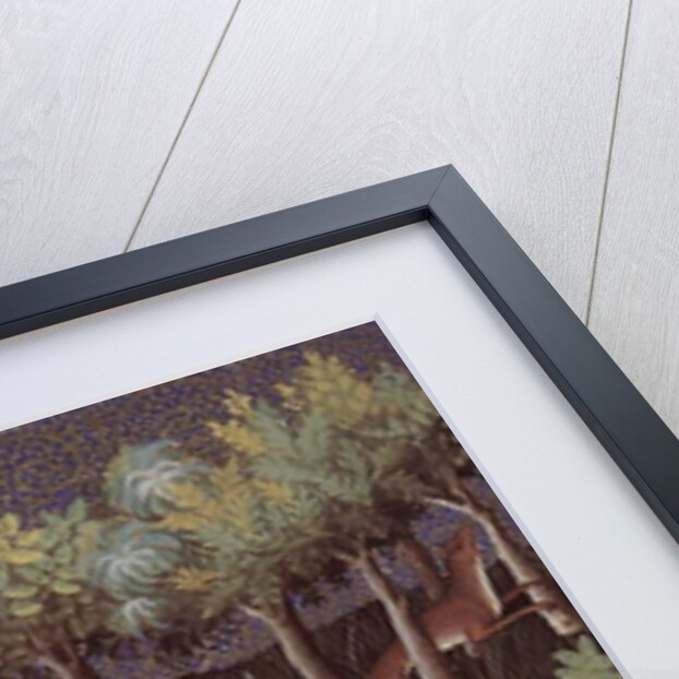 Medieval aristocrats hunting foxes by English School