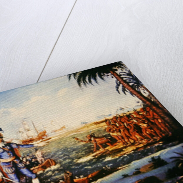 The Landing of Christopher Columbus in the New World by Frederick Kemmelmeyer