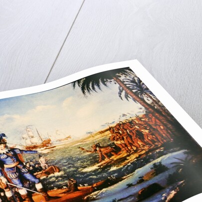 The Landing of Christopher Columbus in the New World by Frederick Kemmelmeyer