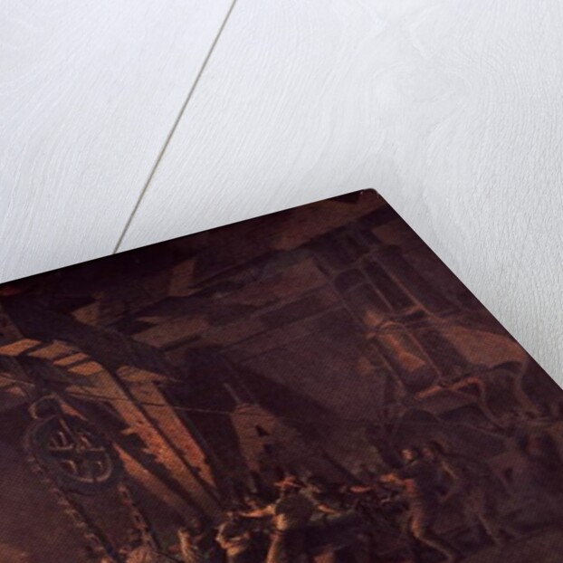 West Point Gun Foundry, forging the shaft, c.1867 by John Ferguson Weir