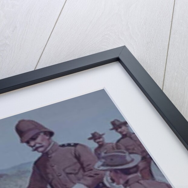 Spanish-American War 1898, US troops, mounted Gen Lawton, Commander Second Division, 5th Army Corps, in Cuba, 1898 by Henry Alexander Ogden