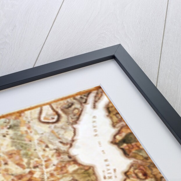 Map of New York in 1766-67 by American School