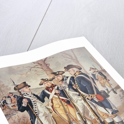 Infantry uniforms of the Continental Army of 1779-83 by Henry Alexander Ogden