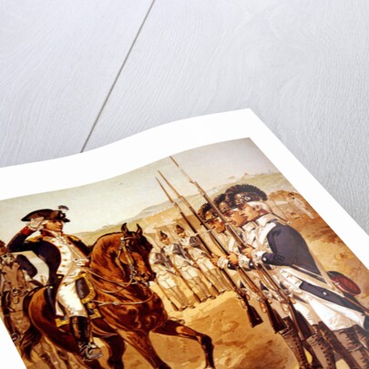 Marquis de Lafayette inspecting his command of Light Infantry in 1782 by Henry Alexander Ogden