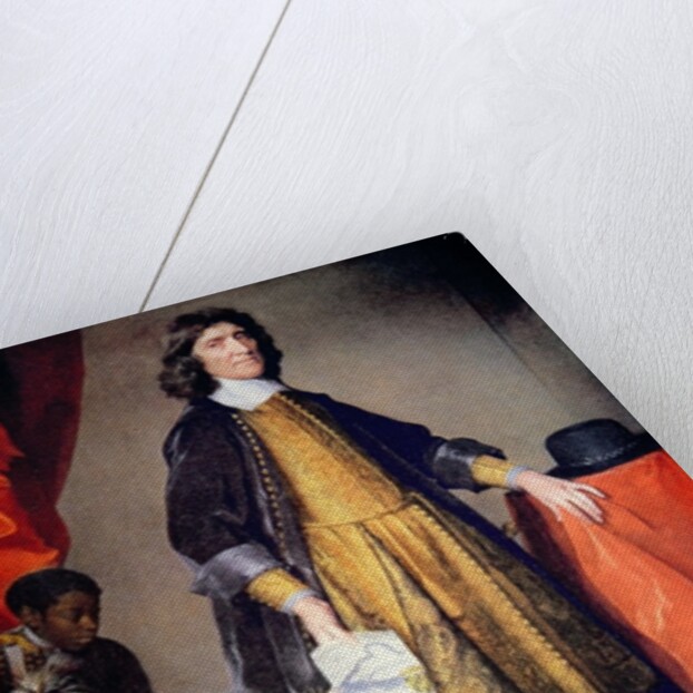 Portrait of Cecilius Calvert, 2nd Lord Baltimore of Maryland, with his grandson and houseboy by Gerard Soest