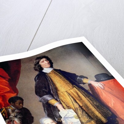 Portrait of Cecilius Calvert, 2nd Lord Baltimore of Maryland, with his grandson and houseboy by Gerard Soest