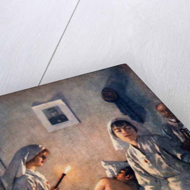 French nurses tend wounded soldiers, 1915 by Henri Gervex