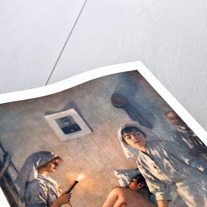 French nurses tend wounded soldiers, 1915 by Henri Gervex