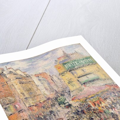 La Rue de Clignancourt, 1925 by Gustave Loiseau