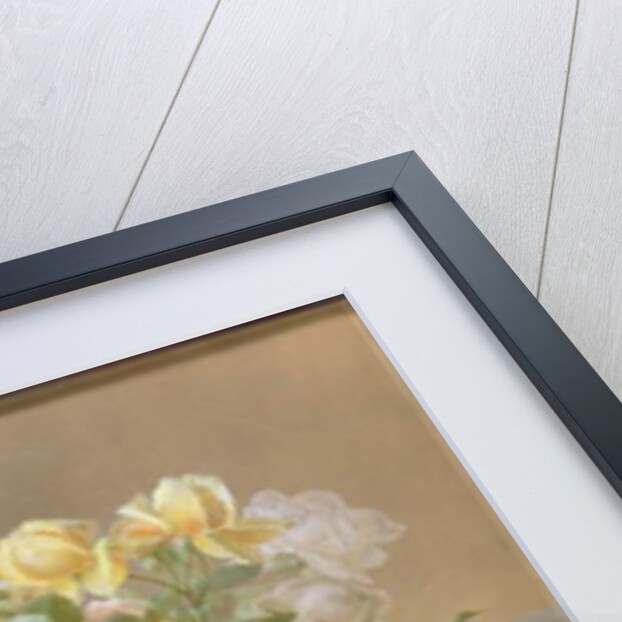 Pink and Yellow Roses by Raoul M. de Longpre