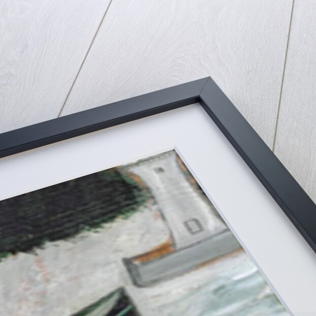 Lighthouse with Trawler and Fish by Alfred Wallis