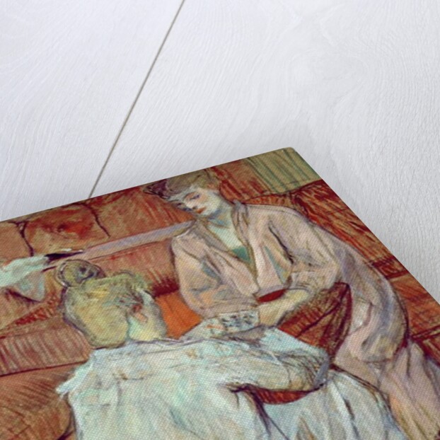 The Card Game, 1893 by Henri de Toulouse-Lautrec