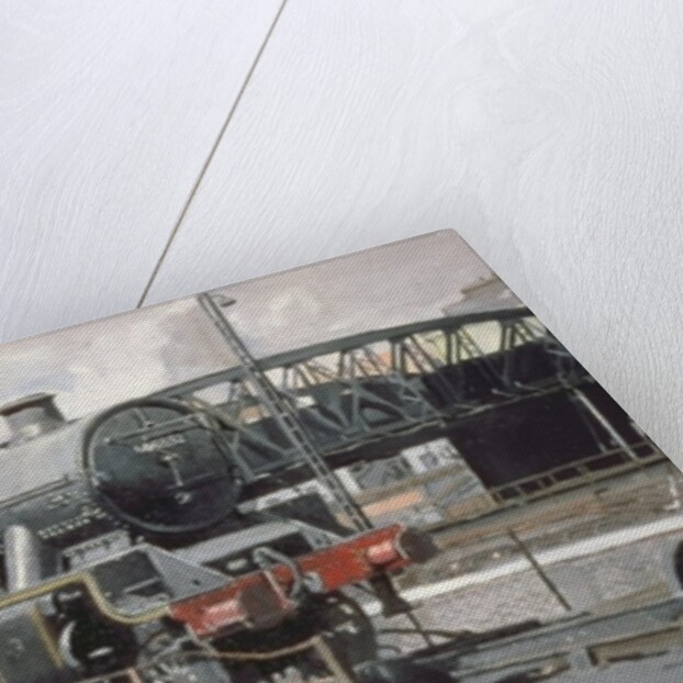 Jubilee Turnaround, Hawke 45652 Jubilee Class Locomotive on Camden turntable, London by Kevin Parrish