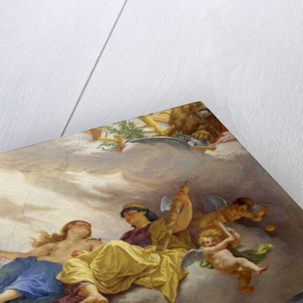 Detail of the ceiling by Cesare Mariani