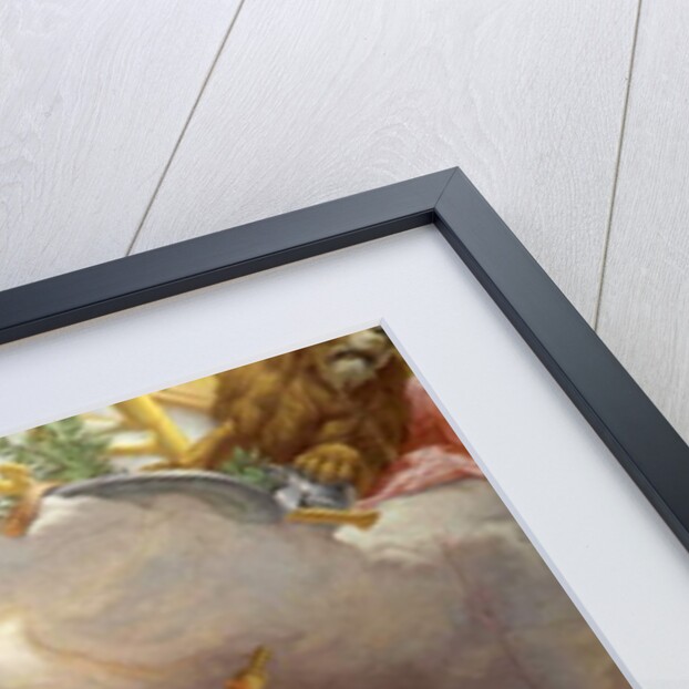 Detail of the ceiling by Cesare Mariani